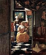 The Love Letter Jan Vermeer